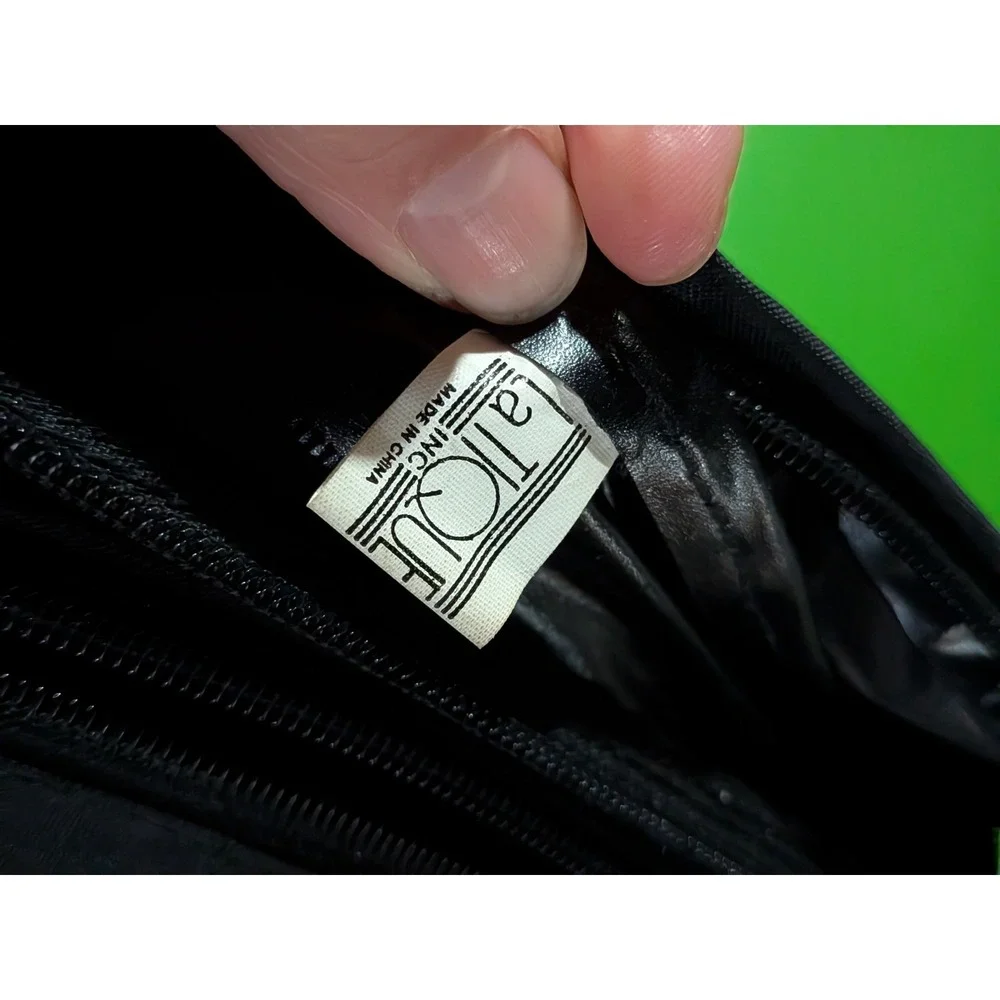 LaTIQUE High Energy nylon‎ waist fanny pack Black Vintage